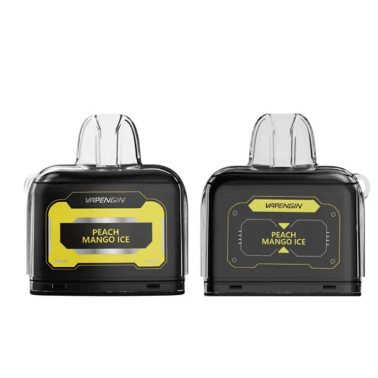 Peach Mango ice Vapengin jupiter 2 REPLACEMENT POD 6500 puffs