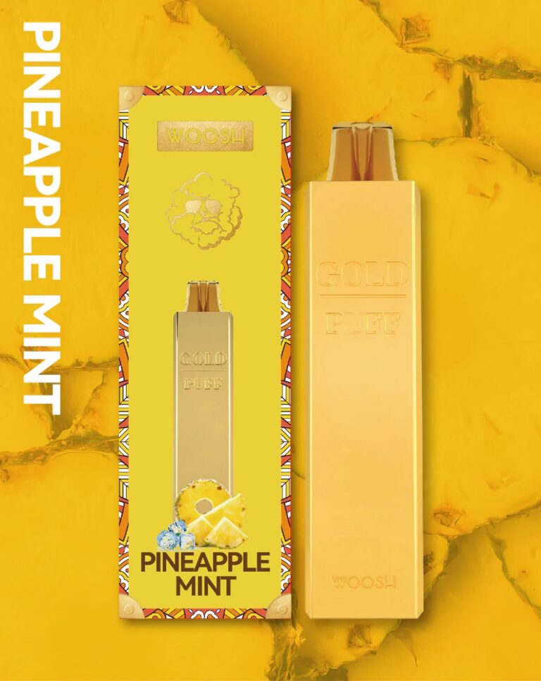 Woosh Gold Pineapple Mint 3000puffs