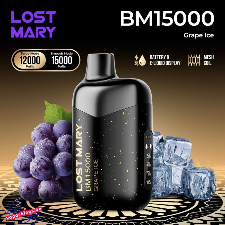 Lost Mary BM15000 Puffs Grape Ice